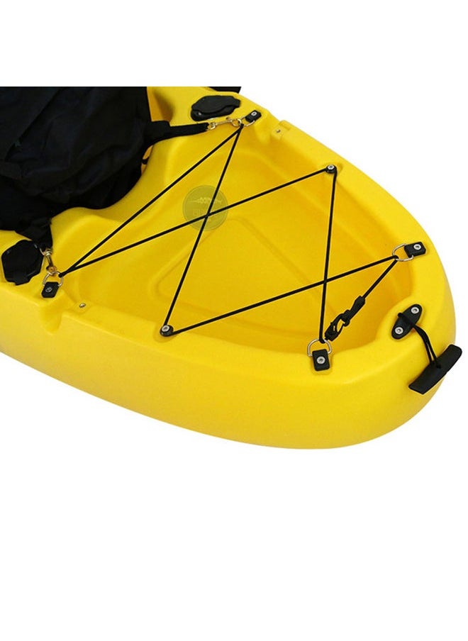 NIBEMINENT Kayak D Ring Elastic Rope Mooring Deck Fitting Buckles Rigging Accessories Kit 18x12x7cm  - Image 5