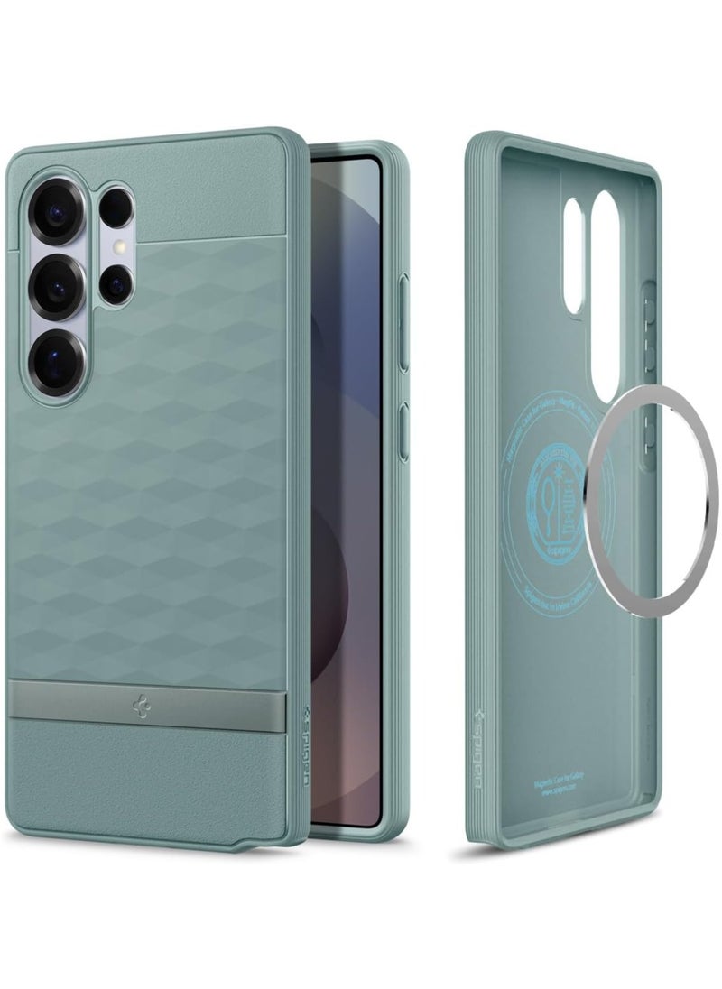 Spigen Parallax MagFit for Samsung Galaxy S25 ULTRA MagSafe Case Cover Mil Grade (2025) - Sage Green  - Image 1