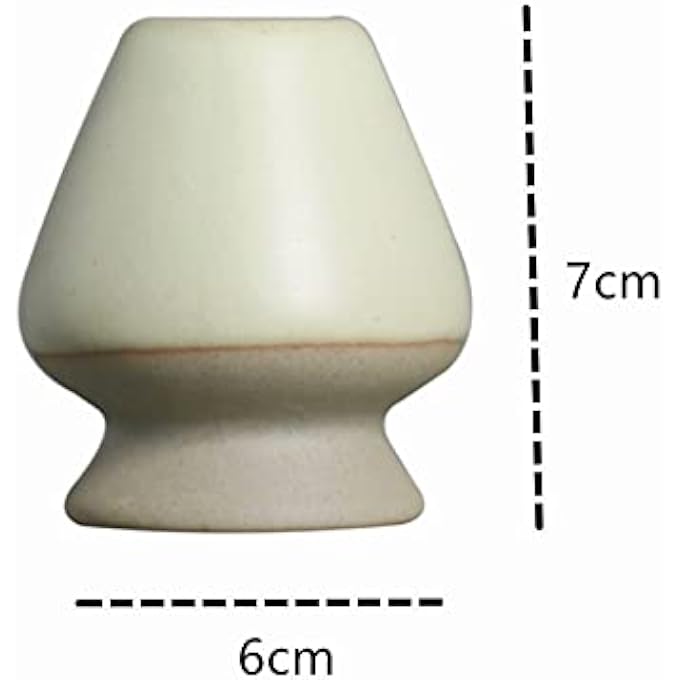 HUOZHI UD Matcha Tea Whisk Holder Ceramic Holder Chasen Stand Fit For Traditional Japanese Tea Matcha Chasen Tea Set Accessories Light Green - Image 2