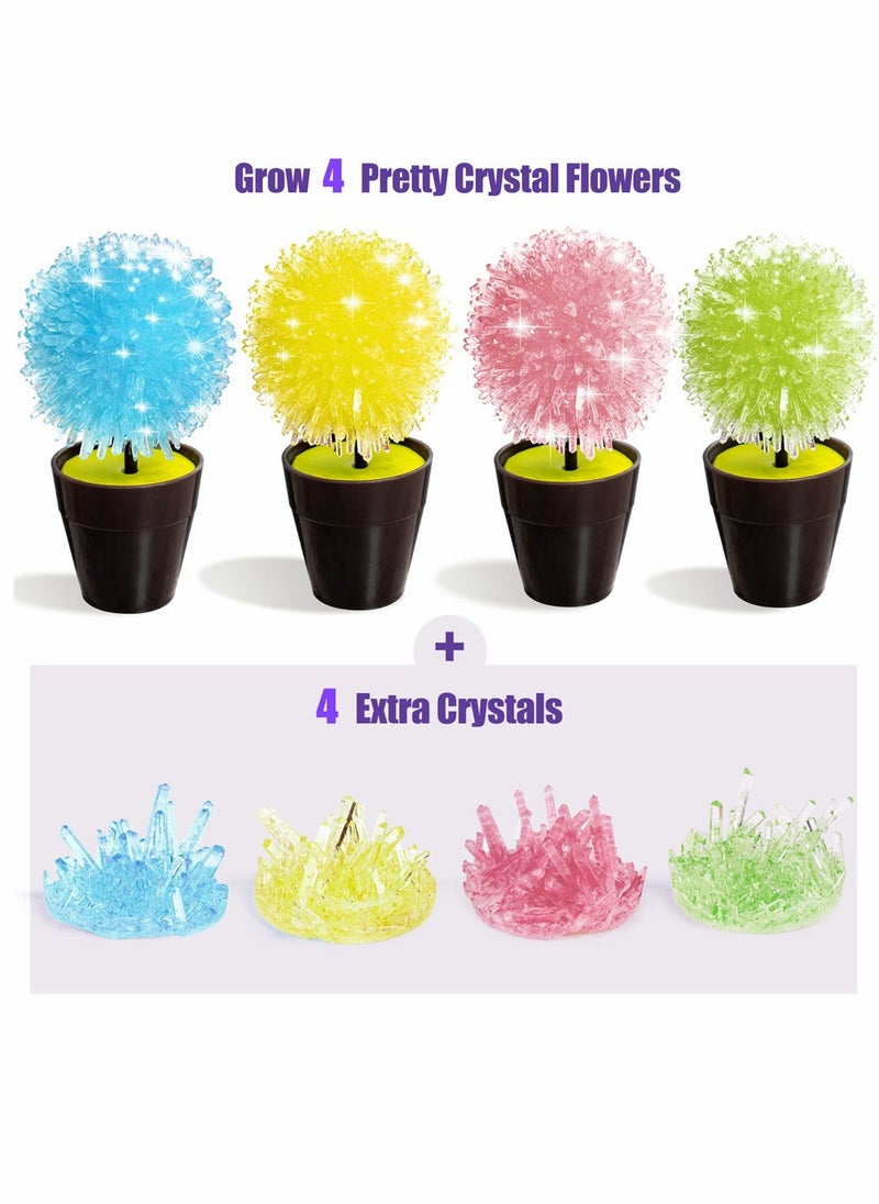 SYOSI Crystal Growing Kit for Kids, Science Kits for Kids Ages 8-12, 4pcs Grow Crystal Science Experiments Toys, DIY Projects Learning and Education Toys Gifts for Girls and Boys  - Image 4