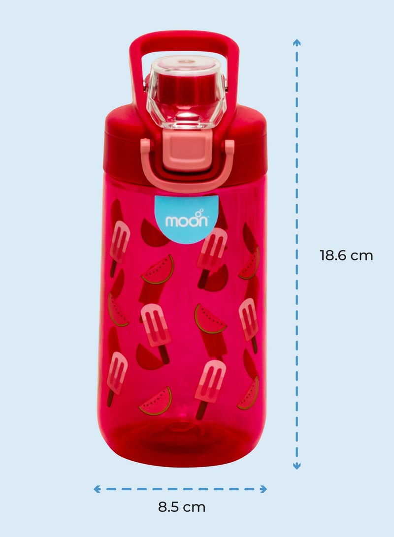 Moon Happy Sip Kids Water Bottle 3Y+ - Red - Image 5