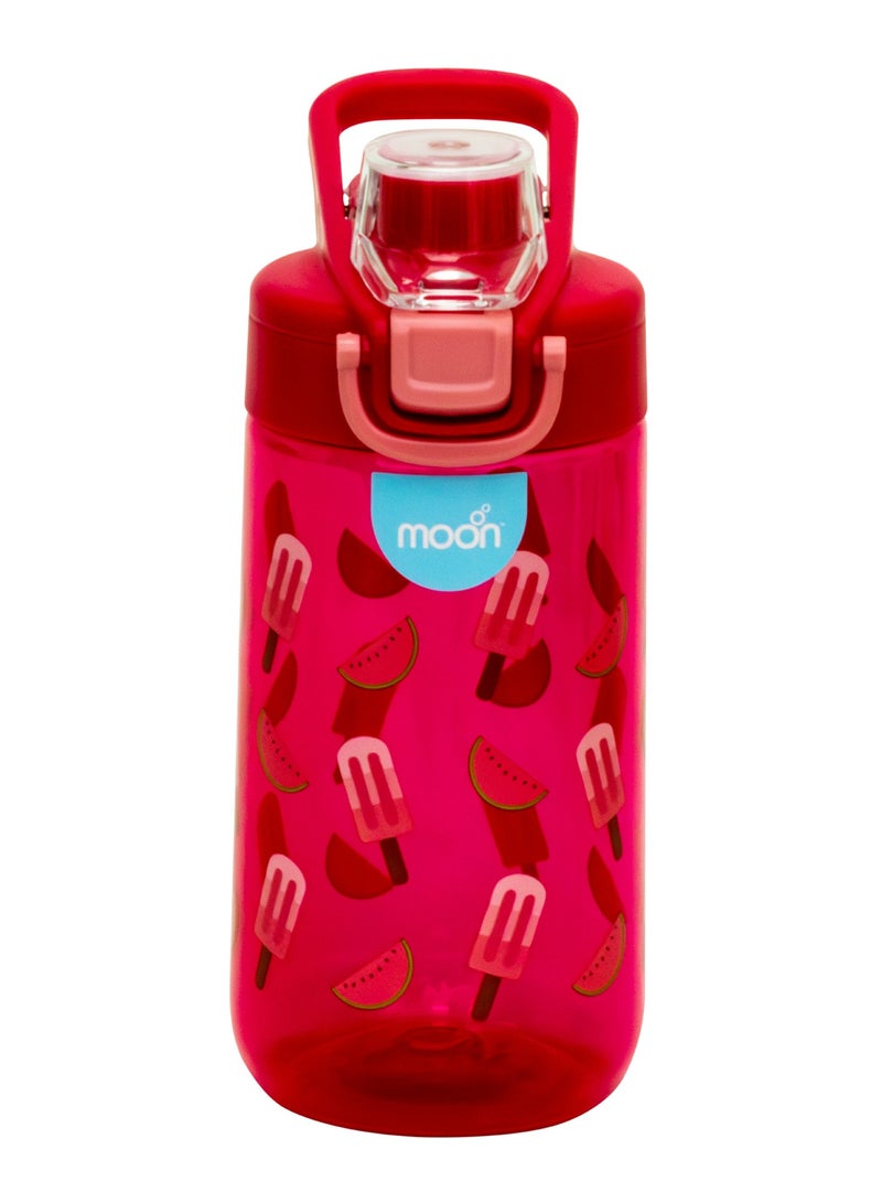 Moon Happy Sip Kids Water Bottle 3Y+ - Red - Image 1