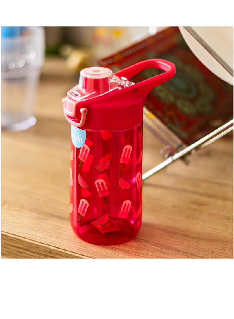 Moon Happy Sip Kids Water Bottle 3Y+ - Red - Image 4