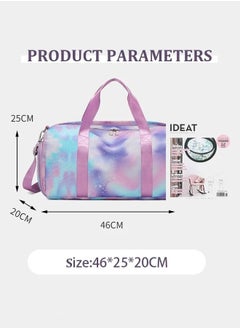 MIXDE الاتجاه الجديد حقيبة السفر القماش الخشن الرياضة رياضة حمل حقيبة الكتف Crossbody حقيبة بين عشية وضحاها للنساء الرجال عطلة نهاية الأسبوع حقيبة تسليم العمل  - Image 4