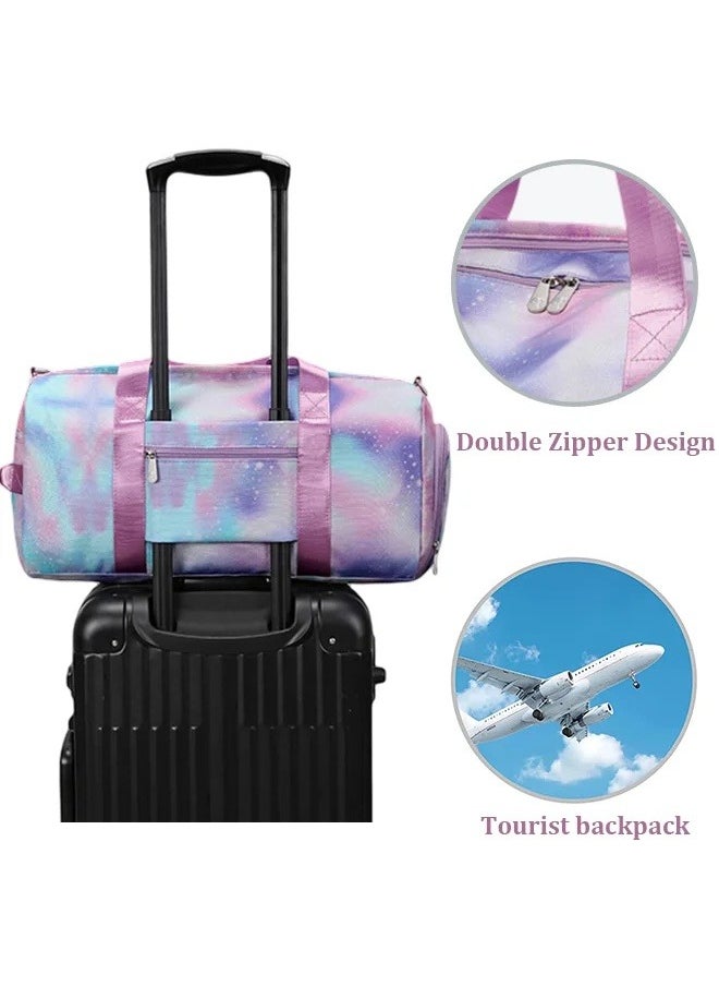 MIXDE New Trend Travel Duffel Bag Sports Gym Tote Bag Shoulder Crossbody Overnight Bag for Women Men Weekender Labor Delivery Bag  - Image 3