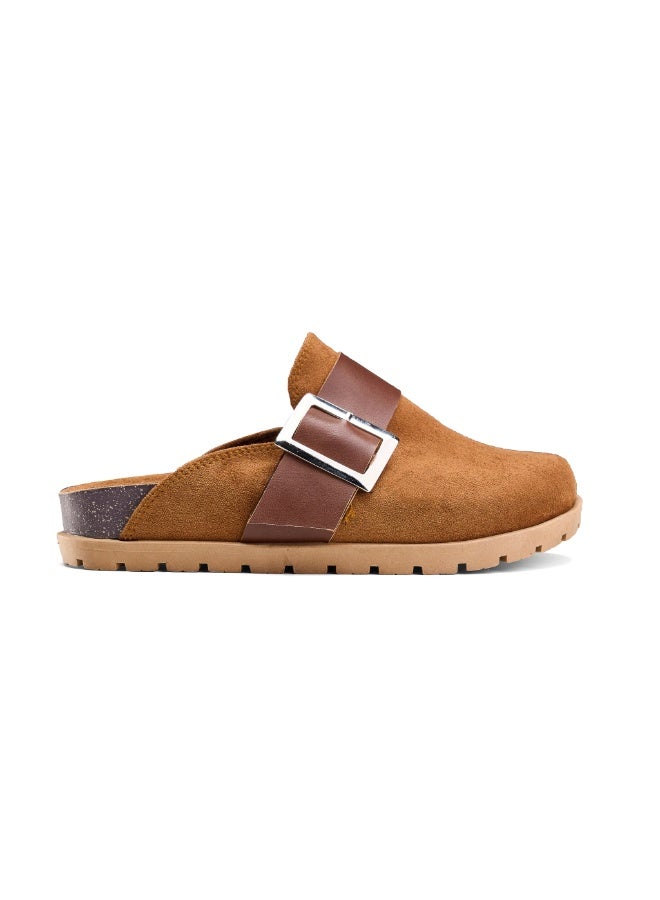 Comfortable women's clogs with a stylish buckle - equipped with a non-slip sole - Image 2