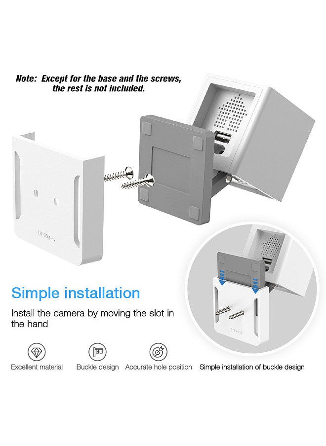 Generic - Wyze Camera Wall Mount Base Holder Wall Mount Bracket For Wyze Cam Smart Camera and iSmart Alarm Spot Camera Protect From Drop - Image 1
