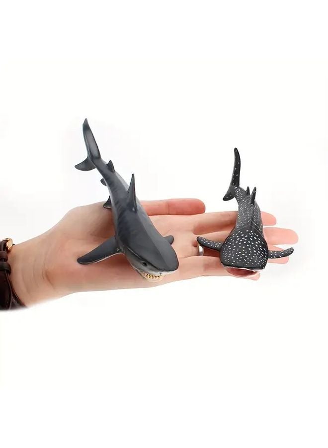 Lifelike Little Tiger Shark Model Educational Marine Life PVC Figure - Image 4