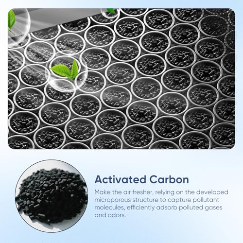 Reilauto Tesla Model 3 Model Y Cabin Air Filter Accessories, 2 Pack H13 HEPA Filter Replacement with Premium Activated Carbon, 4-Stage Filtrtion Structure (2016-2025) - Image 4