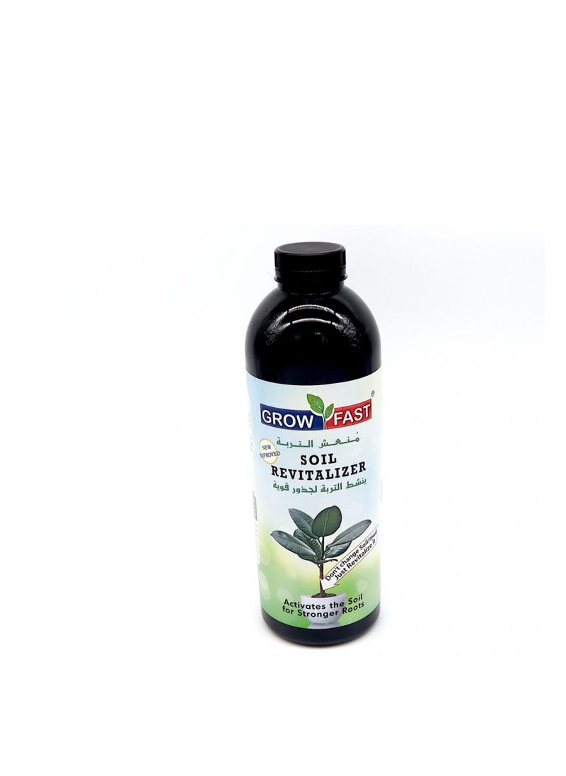 GROW FAST - Grow Fast Soil Revitalizer For Indoor And Outdoor Plants 1ltr is a Premium Soil Treatment Designed to Enhance Soil Health and Boost Plant Growth for Both Indoor and Outdoor Gardening. - Image 1
