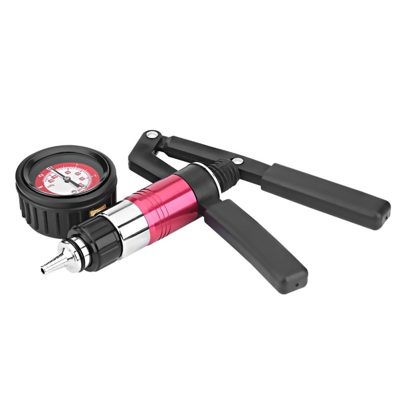 Handheld Vacuum Pump: 1 Set Aluminum Anodized Corrosion-Resistant Kit - Portable Dual-Pressure Mode Brake Bleeder Kit for Diy Auto Repair, Automotive Vacuum System Testing - Image 5