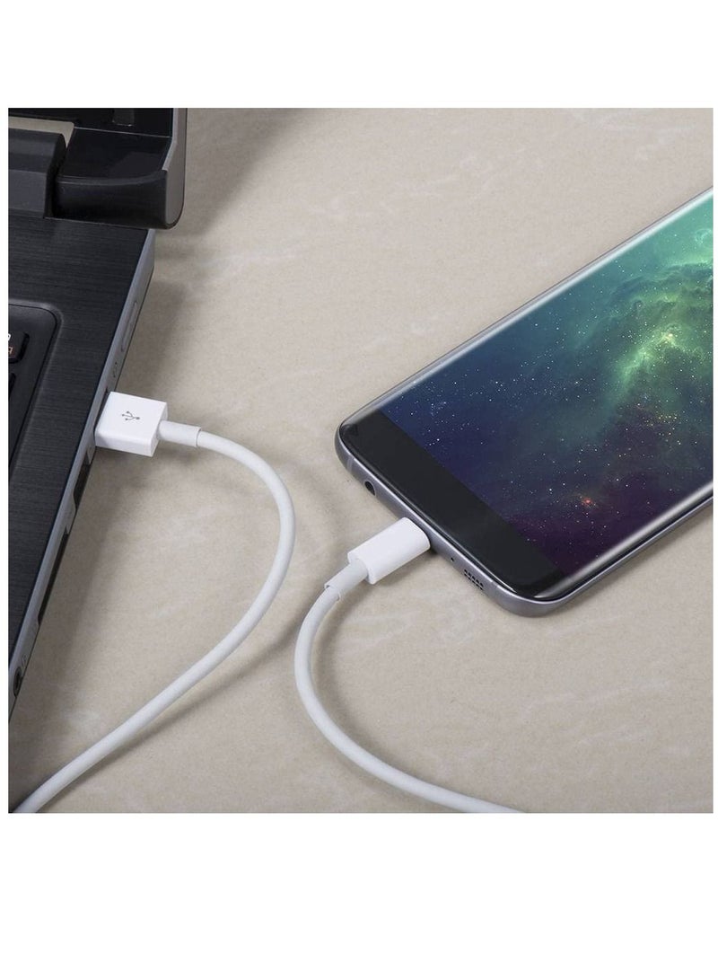 2A Max Phone Fast Charging Cable USB Type-C Cable Android Charger Type-C Data Cord For P40 Mate 30 Redmi White 2M - Image 5