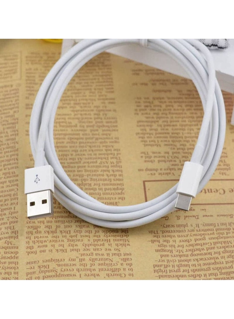 2A Max Phone Fast Charging Cable USB Type-C Cable Android Charger Type-C Data Cord For P40 Mate 30 Redmi White 2M - Image 4