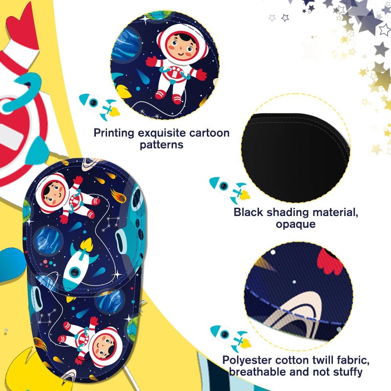 Newcotte Newcotte 12 Pcs Eye Patch for Kids Girls Boys Reusable Eye Patch for Glasses over the Lens Colorful Eye Patch Toddler Eye Patch Adorable Kids Eye Patches Assorted Eye Patch Cover (Fresh)  - Image 3