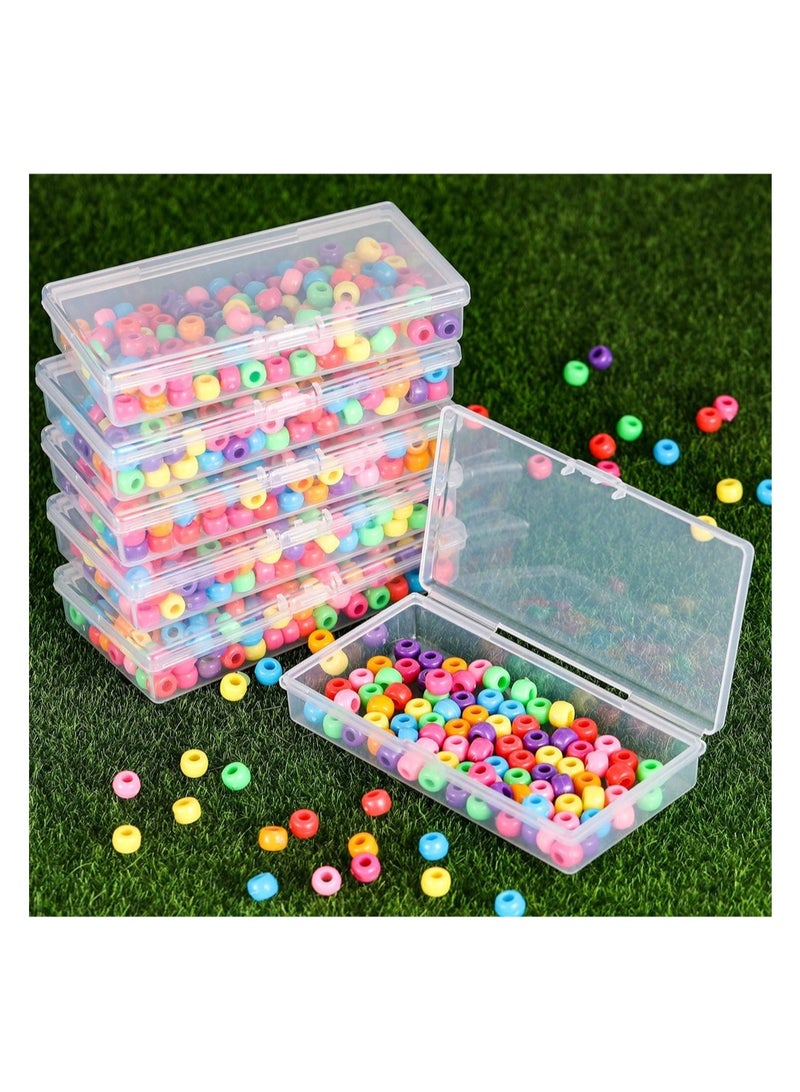 كاست ويف صندوق حاويات تخزين الخرز البلاستيكي الشفاف مكون من 12 صندوق تخزين صغير لجمع العناصر الصغيرة والخرز والمجوهرات وبطاقات العمل وقطع الألعاب اليدوية 12.5 * 6.5 * 2.5 سم - Image 5