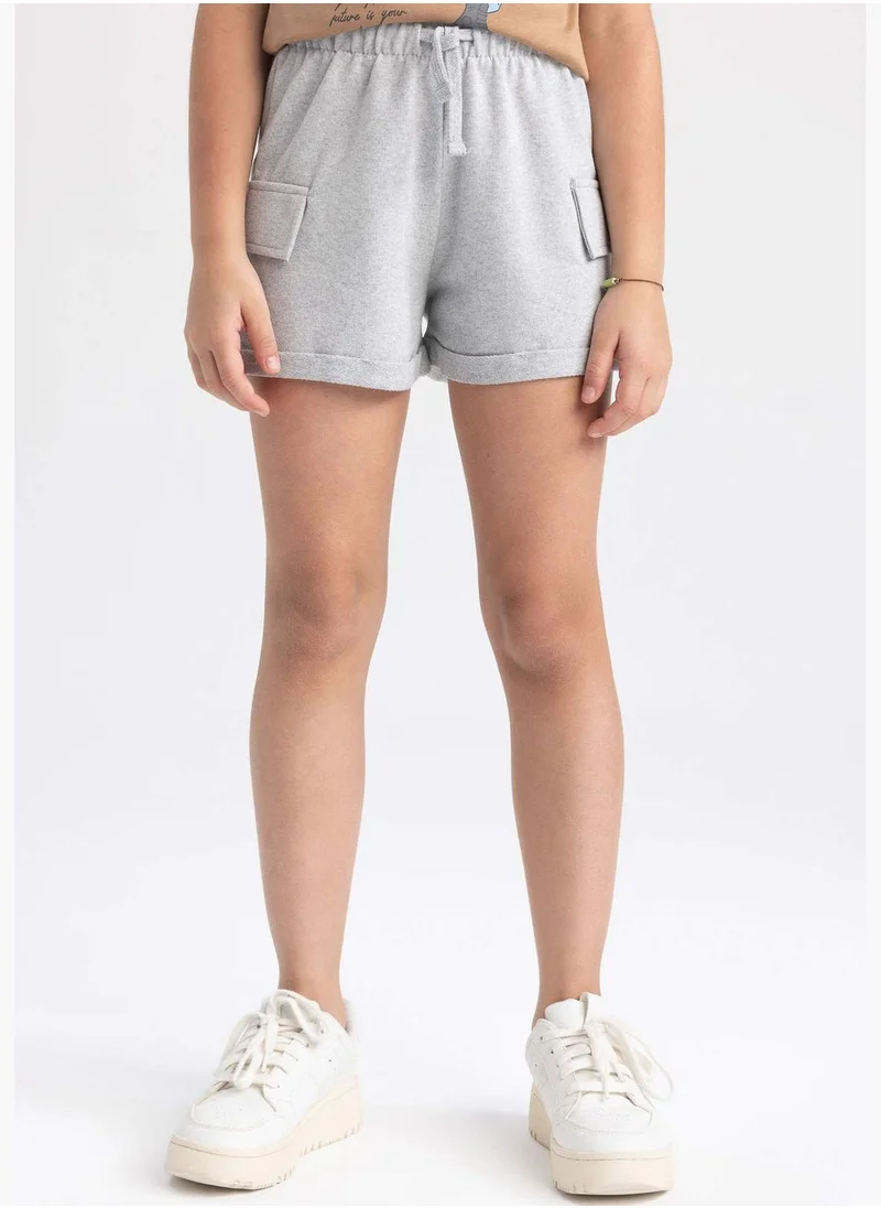 DeFacto Girl Cargo Fit Knitted Short