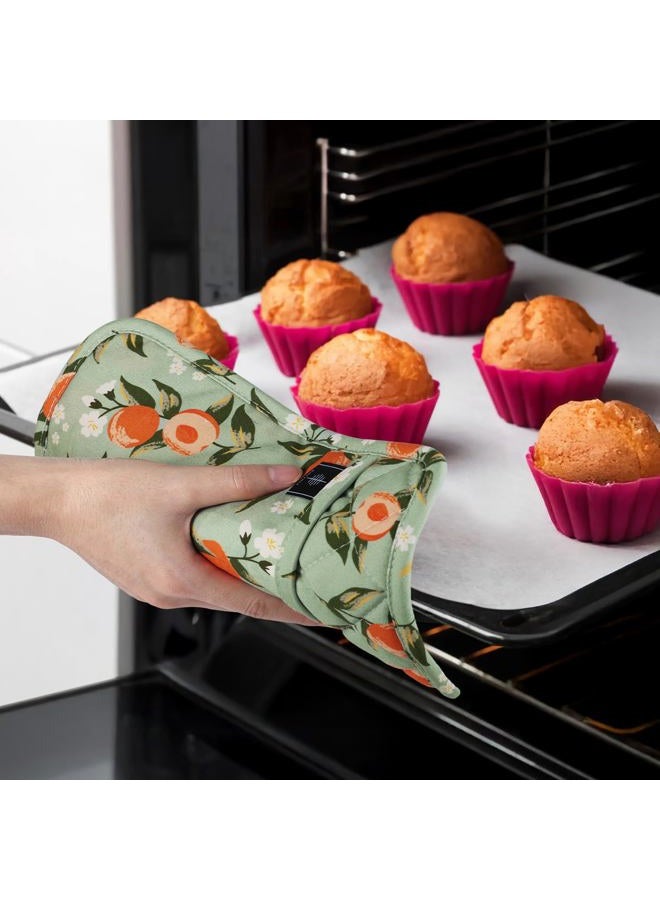 BONTHEE Pot Holders for Kitchen Heat Resistant Hot Pads for Countertops Oven Pot Holders Cotton Potholders for Kitchen Cooking Baking - 2PCS - Image 3