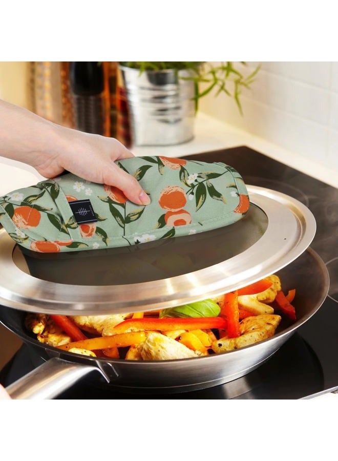 BONTHEE Pot Holders for Kitchen Heat Resistant Hot Pads for Countertops Oven Pot Holders Cotton Potholders for Kitchen Cooking Baking - 2PCS - Image 4