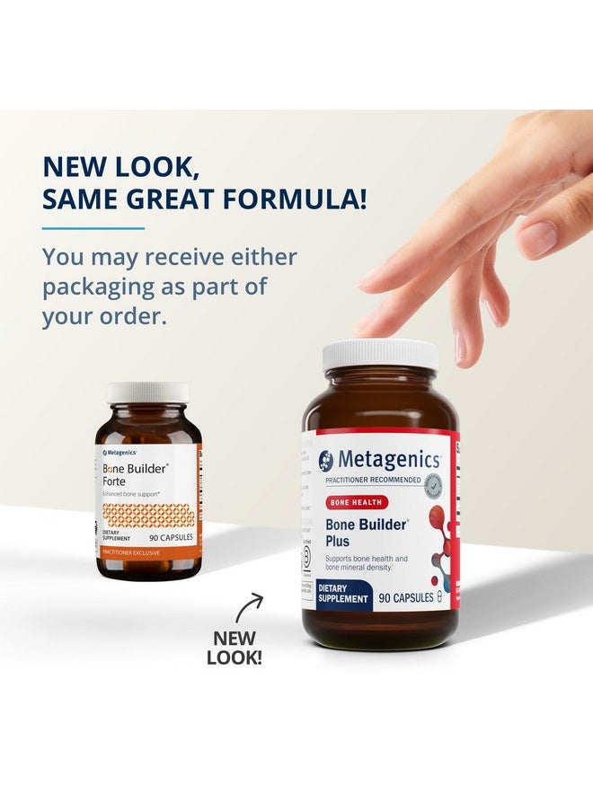 Metagenics - Metagenics Bone Builder Plus - MCHC Supplement - High-Absorption - 2000 IU Vitamin D - with Calcium & Phosphorus - Non-GMO & Gluten-Free - 90 Capsules - Image 1
