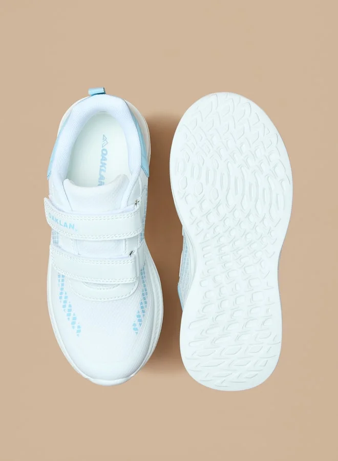 شو اكسبرس Colourblock Sports Shoes with Hook and Loop Closure