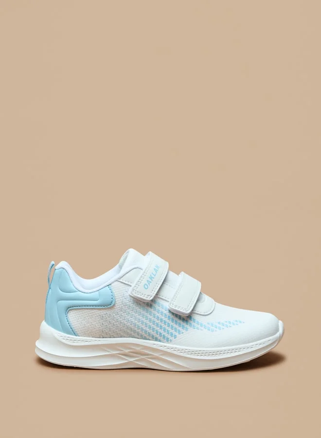شو اكسبرس Colourblock Sports Shoes with Hook and Loop Closure