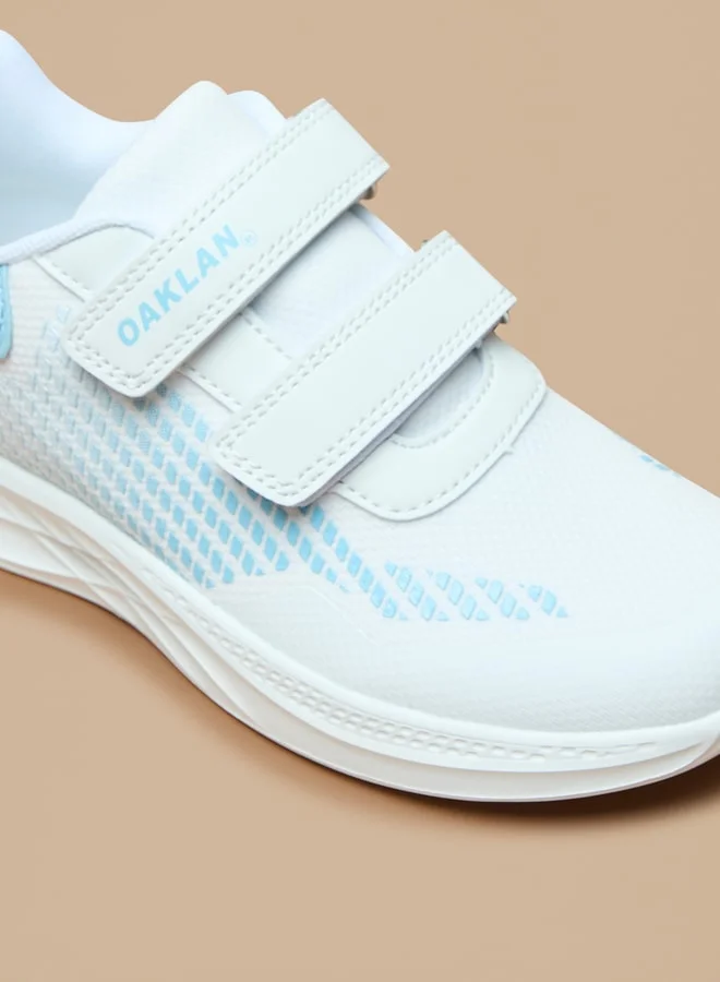 شو اكسبرس Colourblock Sports Shoes with Hook and Loop Closure