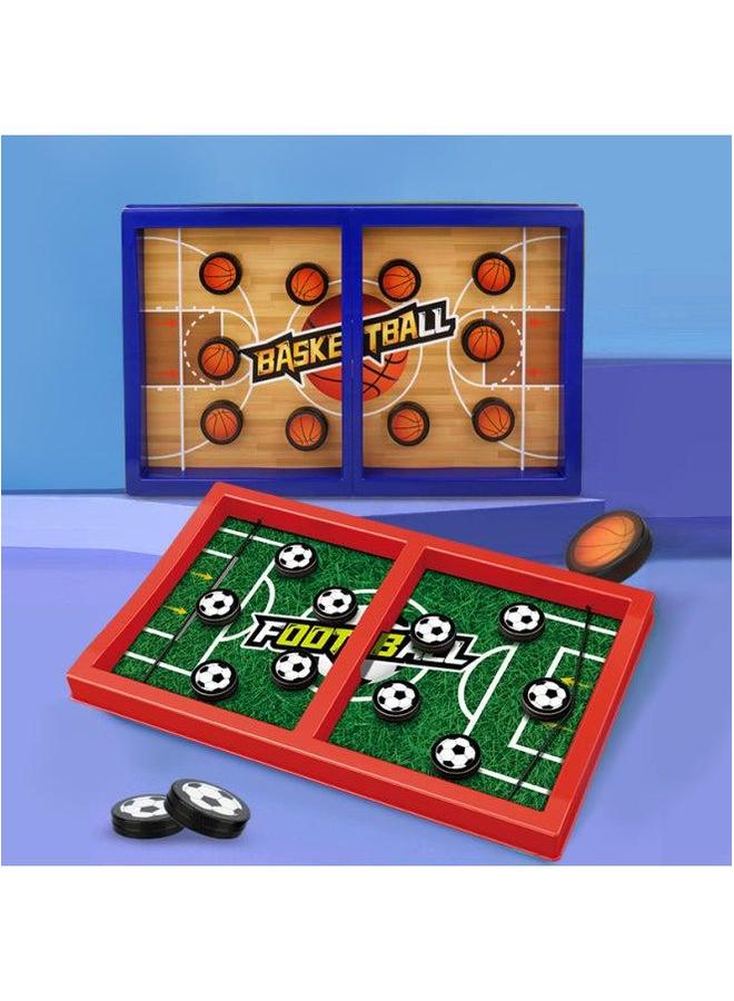 Bouncing Chess Parent-Child Interactive Children's Ice Hockey Board Game Strange Boys Educational Toys-Color:Crazy Playing Go-basketball (blue) - Image 2
