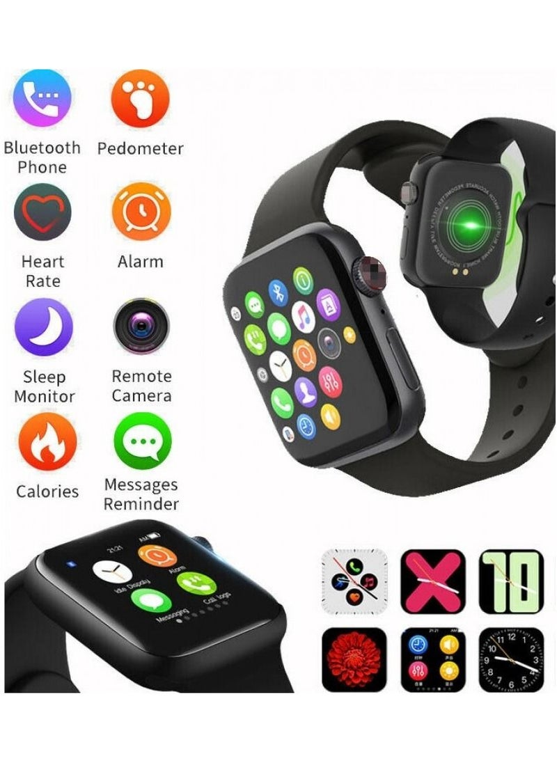 Generic - Smart Watch Z 51  Black Able to Phone Call Bluetooth Health monitoring - Image 1
