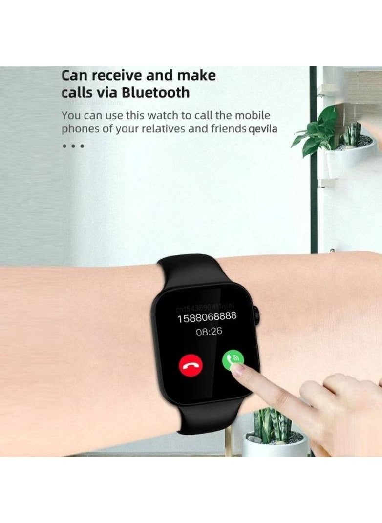 Generic - Smart Watch Z 51  Black Able to Phone Call Bluetooth Health monitoring - Image 1