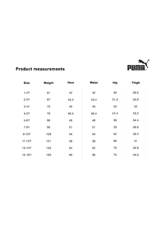 PUMA Essentials Girls Black Logo Leggings  - Image 3
