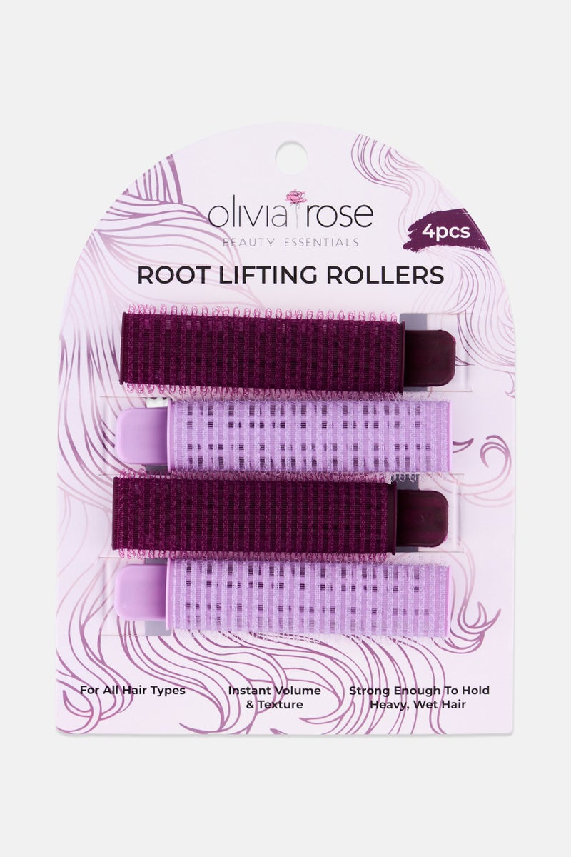 Olivia Rose 4 Pieces Root Lifting Rollers, Multicolor - Image 1