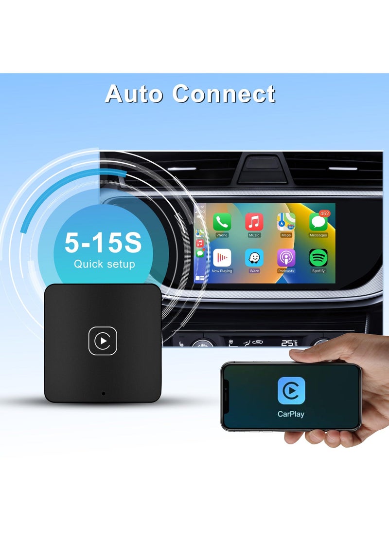 Generic - Wireless CarPlay Adapter for Factory-Wired Cars, CarPlay 2023 Upgrade, Convert Wired to Wireless, USB Type-C for iPhone - Image 1