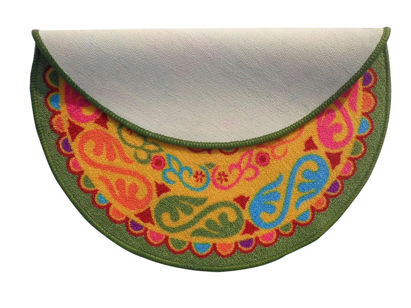 Status Contract Status Nylon Rangoli Mat with Anti Skid Backing - Image 3