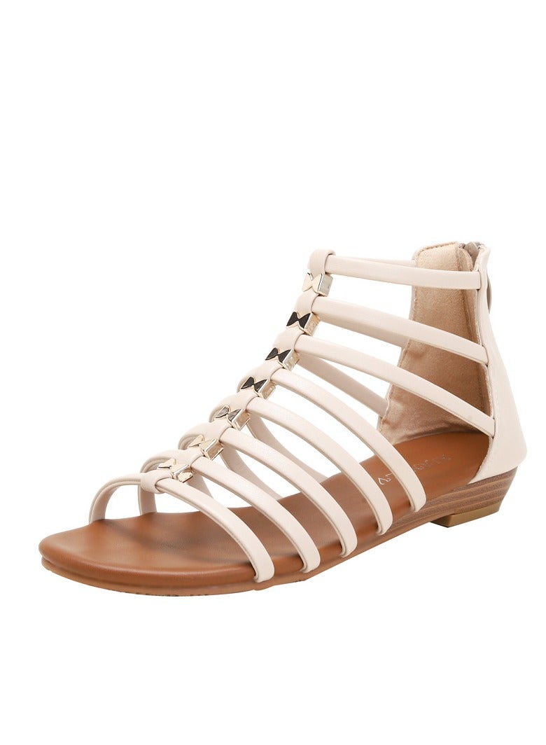 SIKETU Summer new flat bottomed fashionable women's casual versatile Roman sandals - Image 1