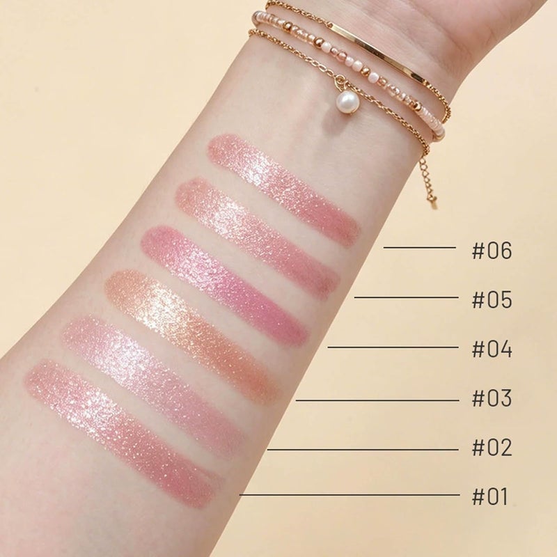 2PCS Pink Pearl Metallic Liquid Lipstick – High Pigment Long-Lasting Waterproof Lip Gloss, Shimmer High Shine Finish, Transfer-Proof, Non-Sticky Lightweight Lip Makeup for All Day Wear | Metallic Lipstick - Image 5