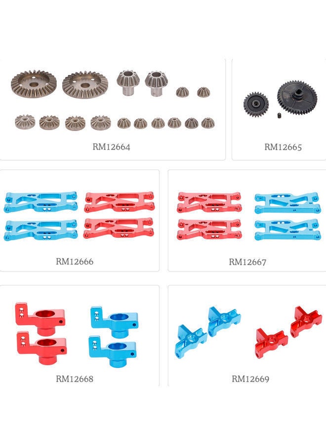NIBEMINENT Metal Gear Digital Servo For XKS 144001 RC Buggy Racing Car 4x3.4x1.3cm - Image 4