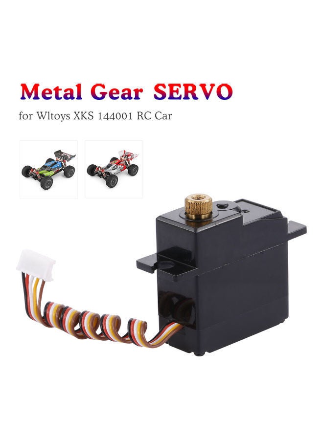 NIBEMINENT Metal Gear Digital Servo For XKS 144001 RC Buggy Racing Car 4x3.4x1.3cm - Image 2