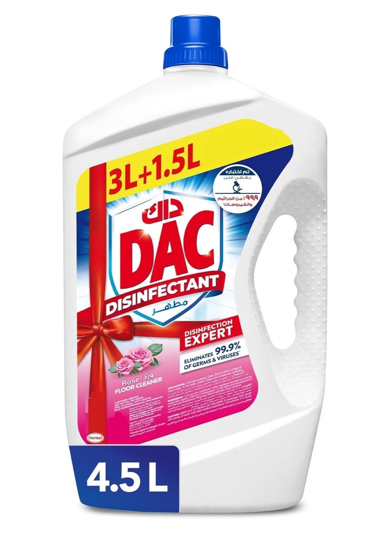 Dac Disinfectant Rose 4.5 liter - Image 1