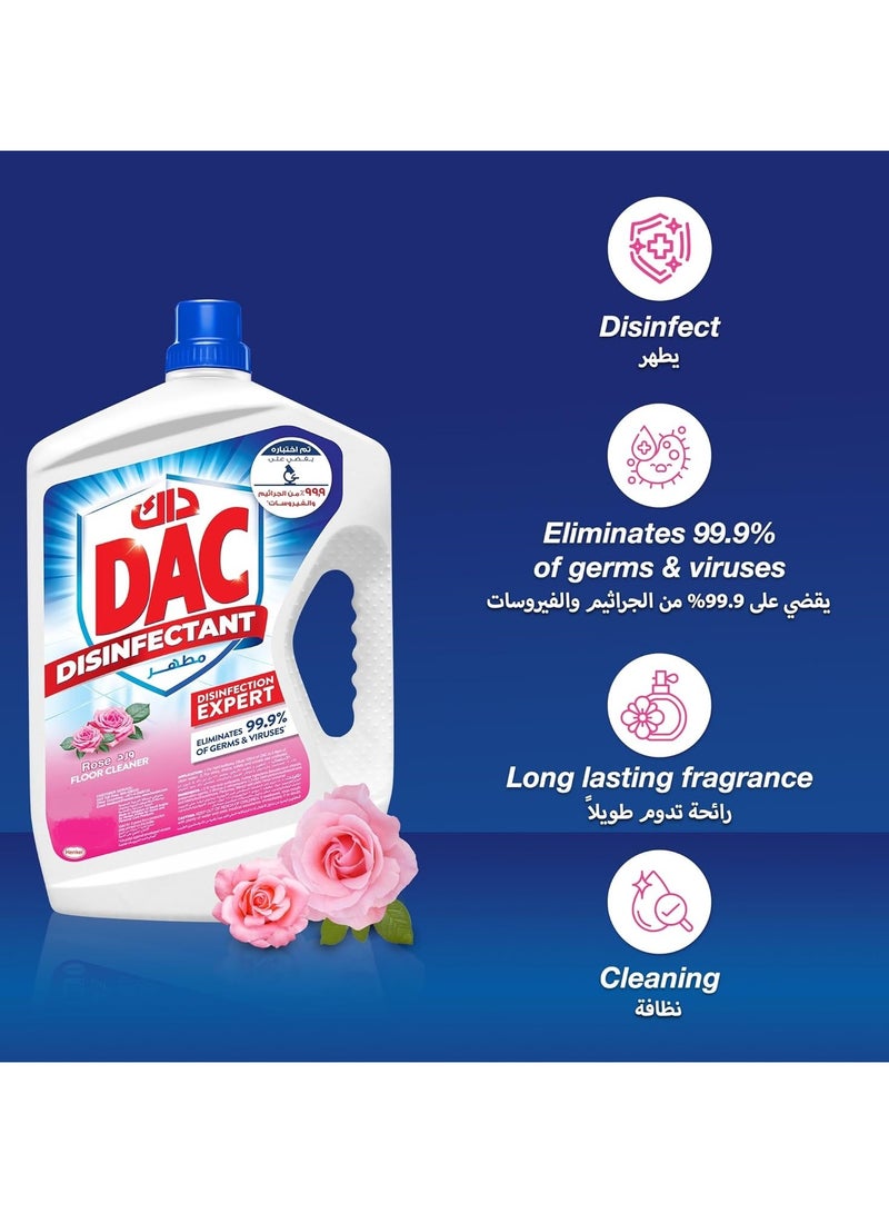 Dac Disinfectant Rose 4.5 liter - Image 2
