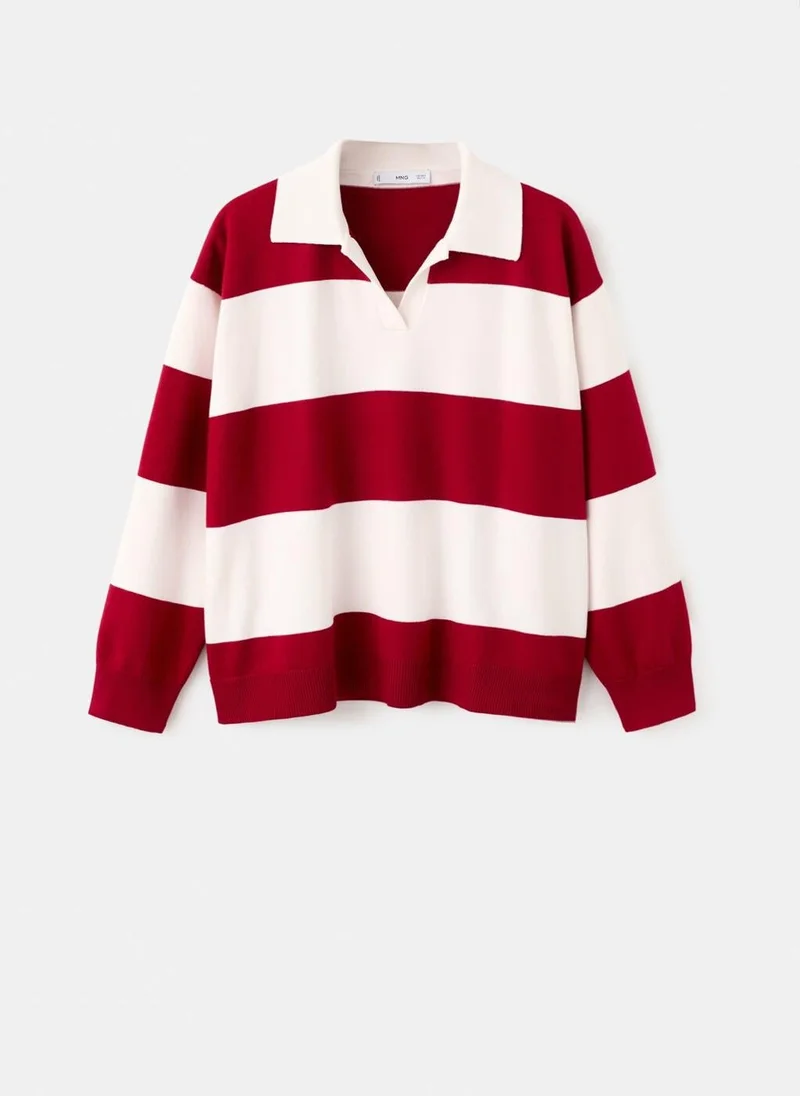 MANGO  Striped polo-neck sweater for Women | Best Price UAE