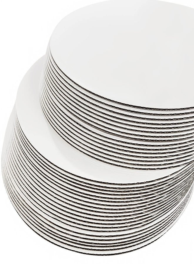 Onemore ONE MORE [35pcs] 12" White Cake board Round,Disposable Cake Circle Base Boards Cake Plate Round Coated Circle Cakeboard Base 12inch,Pack of 35 - Image 5