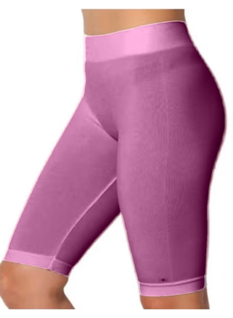 شورت نسائي بطول الركبة، بنطال ضيق للمشي وتمارين اليوغا وأكتيفيوير KU407 - Image 2