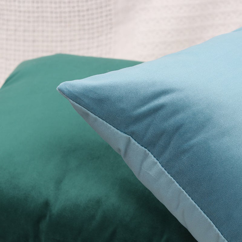 Solid Color Velvet Pillow Cover, Modern Style - Image 2