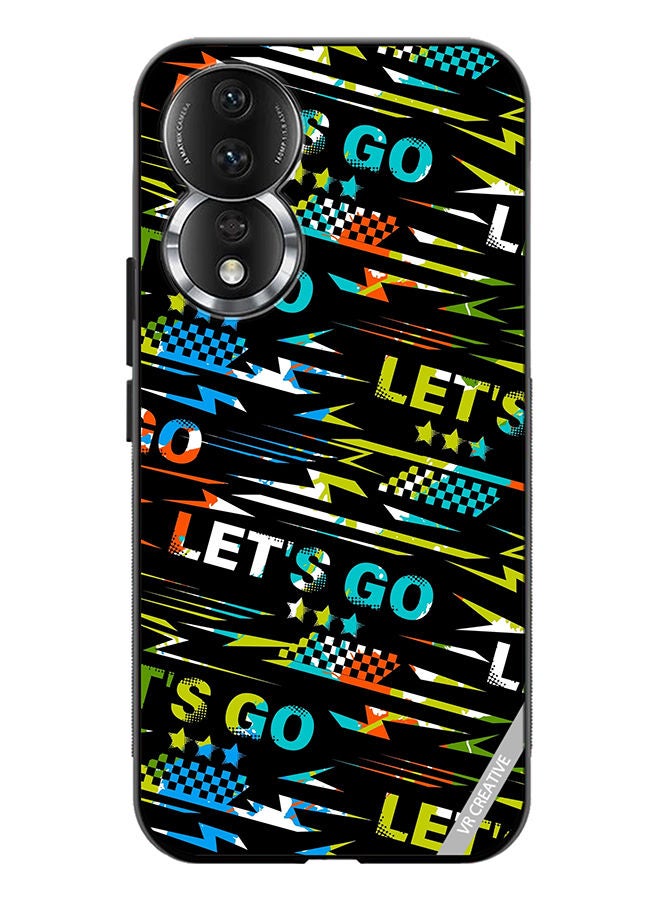 VR CREATIVE Protective Case Cover For Honor 80 Abstract Seamless Grunge Pattern For Boy Design Multicolour - Image 1