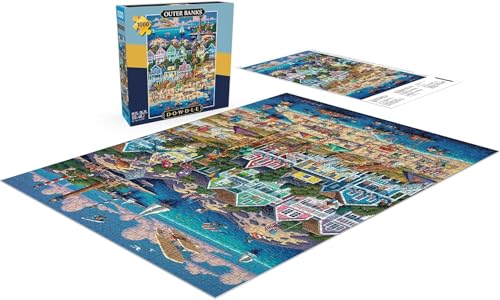 Buffalo Games - Dowdle - Outer Banks - 1000 Piece Jigsaw Puzzle for Adults -Challenging Puzzle Perfect for Game Nights - Finished Size is 26.75 x 19.75 - Image 4