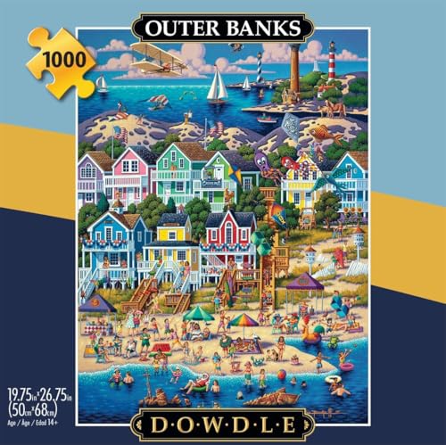 Buffalo Games - Dowdle - Outer Banks - 1000 Piece Jigsaw Puzzle for Adults -Challenging Puzzle Perfect for Game Nights - Finished Size is 26.75 x 19.75 - Image 3