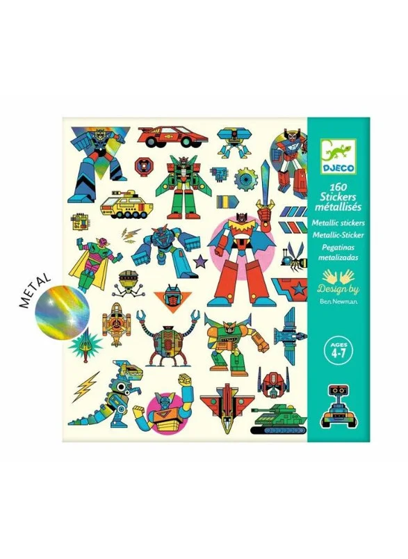 DJECO Robots Stickers