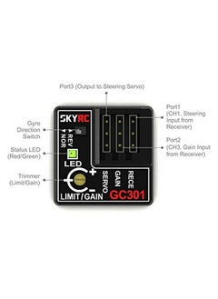 SKYRC Gc301 Automatic Stability Control Gyro For Cars  - Image 3
