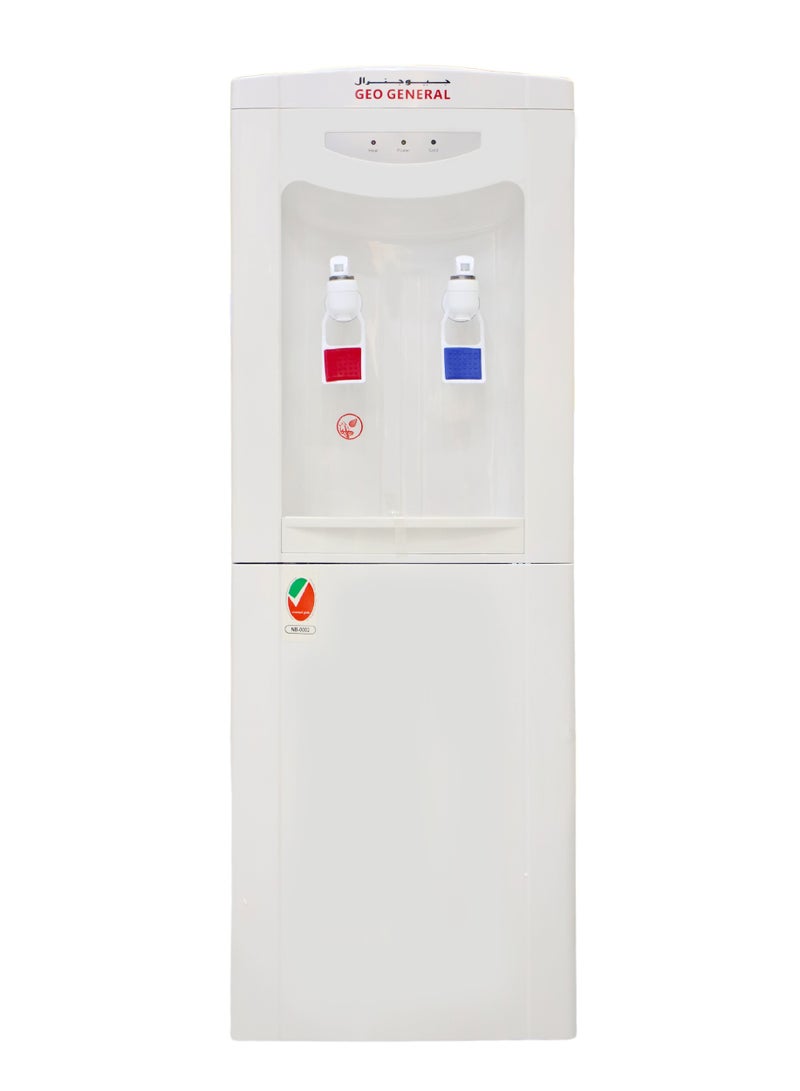 GEO GENERAL Water Dispenser, GSM-20 LB Model, 2 Taps, Cold & Hot Water, 220-240V, 640W, White - Image 1