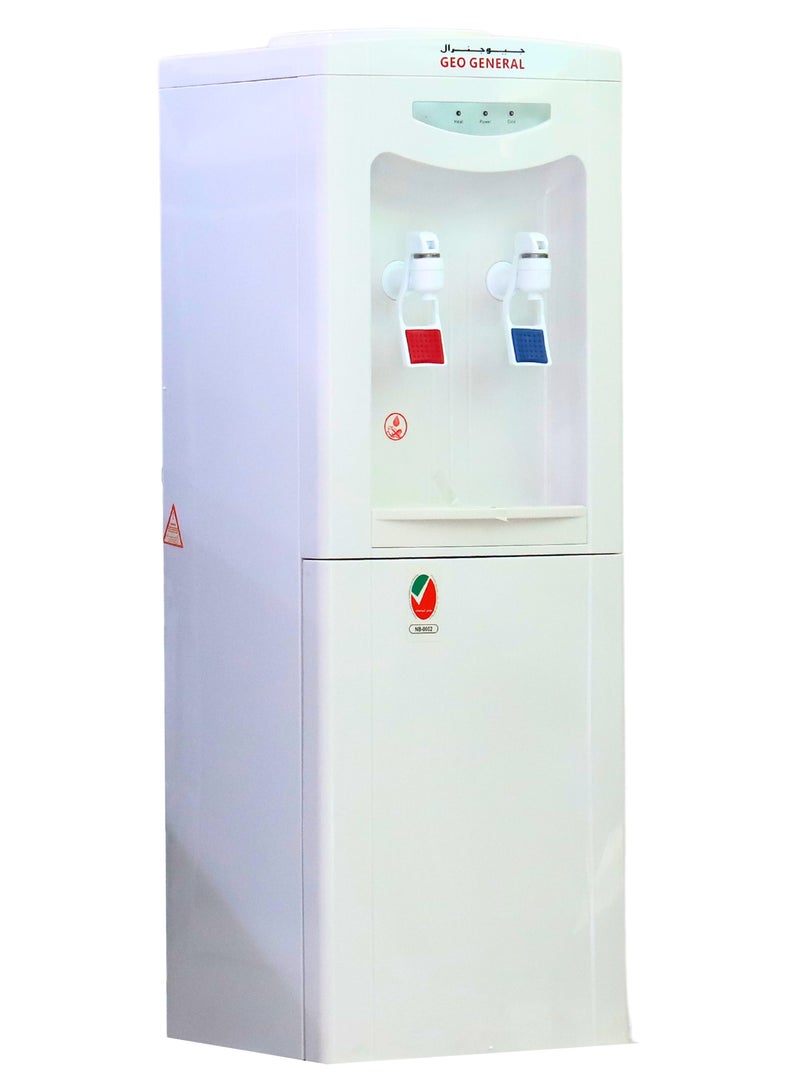 GEO GENERAL Water Dispenser, GSM-20 LB Model, 2 Taps, Cold & Hot Water, 220-240V, 640W, White - Image 2
